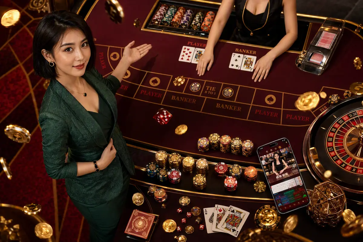 mmkff Live Casino Baccarat Dealer